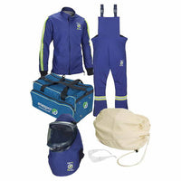 JJ Keller Enespro® Apex 40 Cal Arc Flash Jacket and Bib Kit with Lift Front Hood