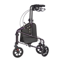 Rhythm Healthcare Rally Lite Aluminum 3-Wheel Walker with Tote