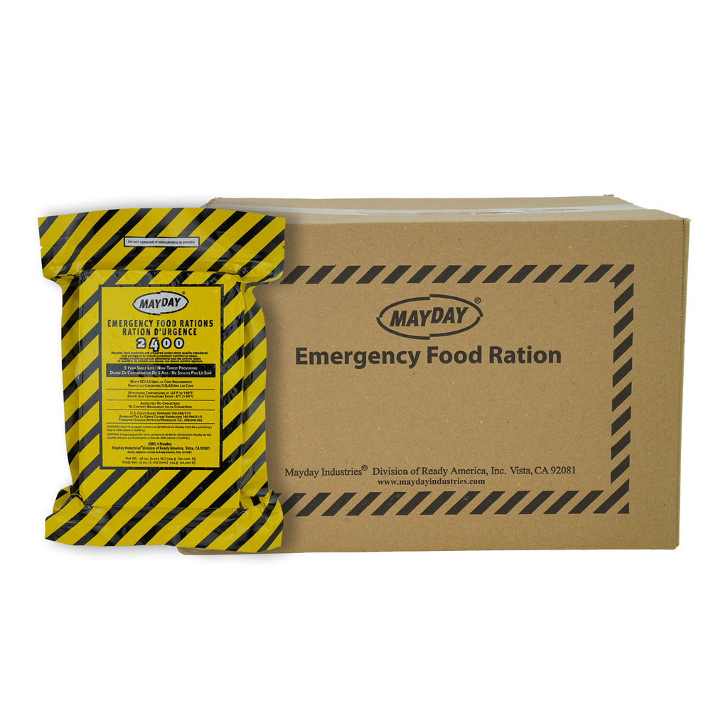 MayDay 2400 Calorie Emergency Food Bar (24 per Case) - USCG Approved