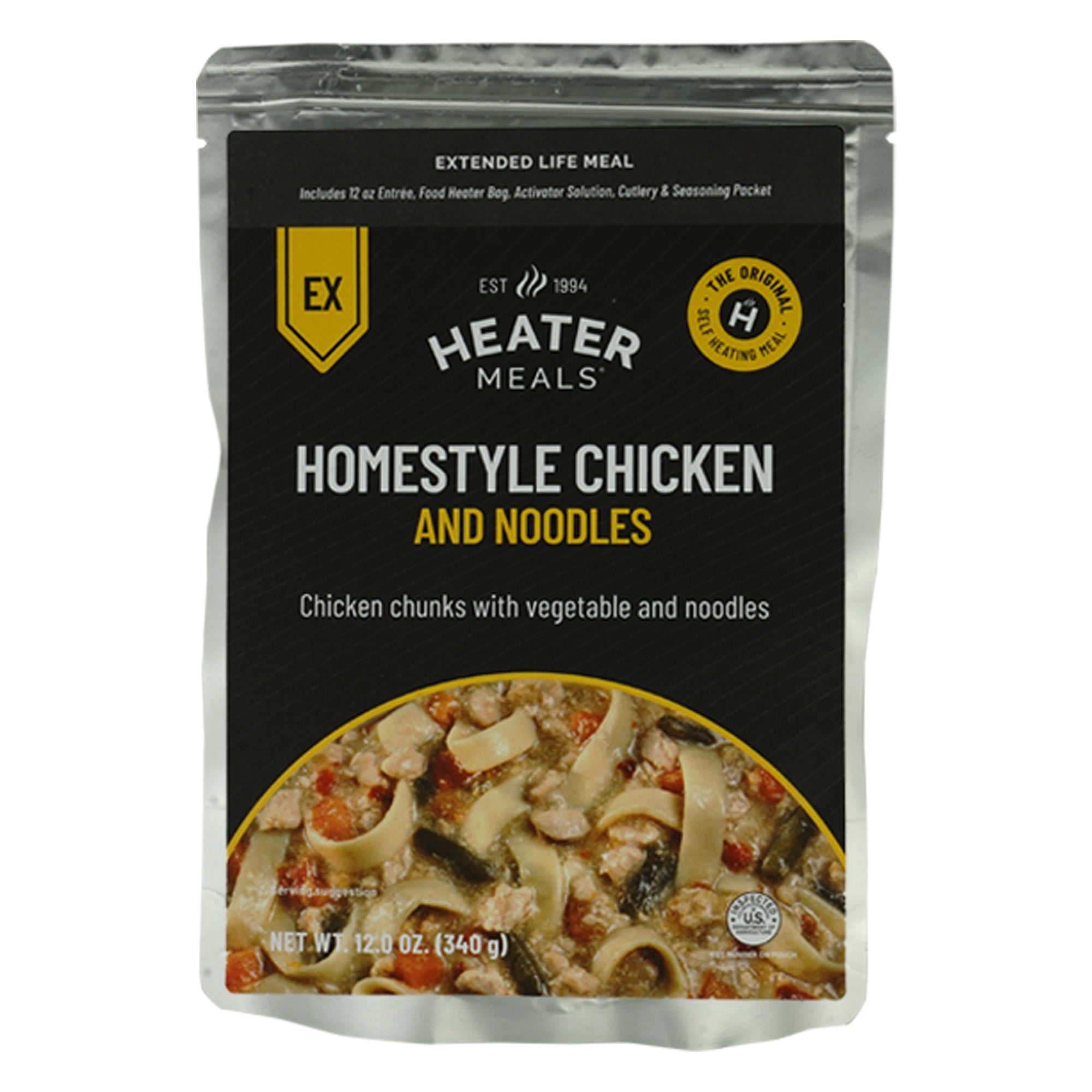 MayDay Heater Meals Self-Heating Emergency Food Rations (18 per Case)
