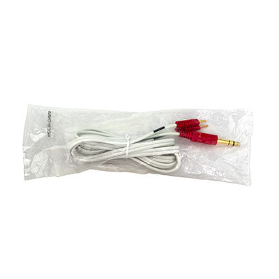 Dynatronics Dynatron 72" Stereo Lead Wire, 2-Pin, Red — for Clinical Electrotherapy in Clinical and Institutional Care