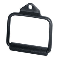 Power Systems Black Chrome, Cable Stirrup Handle — for Fitness Equipment in Clinical and Institutional Care