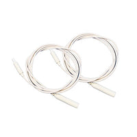 Richmar THERADOT Accessory, Pin Lead Wire for Electrode Connection, White, Pack of 2 — for Treatment and Examination Rooms