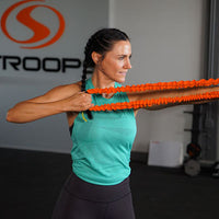 Stroops Slastix Deluxe Loop, Orange, Heavy (25 lbs.) — for Resistance Training and Rehabilitation
