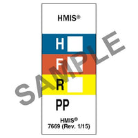 J.J. Keller Original HMIS Laboratory Labels (Pack of 500)