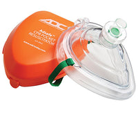 ADC Adsafe CPR Pocket Resuscitator, Adult, Orange, w/ Case — for Medical Essentials in Clinical and Institutional Care