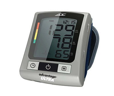 ADC Advantage Wrist Digital Blood Pressure Monitor, Ultra — for BP, Oxygen, Pulse in Clinical and Institutional Care