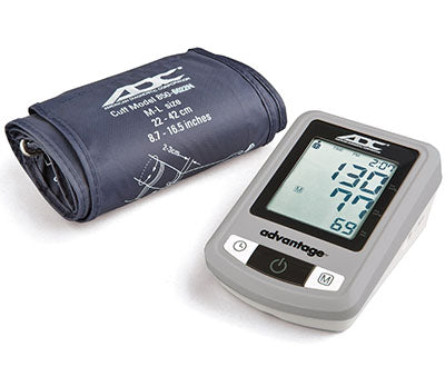 ADC Advantage Automatic Digital Blood Pressure Monitor, Adult, Navy — for Exercise and Therapy Floor Work