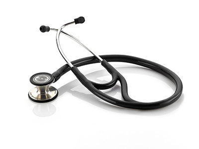 ADC Adscope Convertible Cardiology Stethoscope, Adult 28", Black — for Clinical Assessment