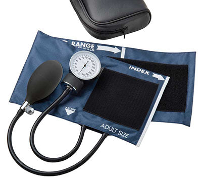 ADC Aneroid Sphyg, Small Adult, Navy — for Blood Pressure Monitoring
