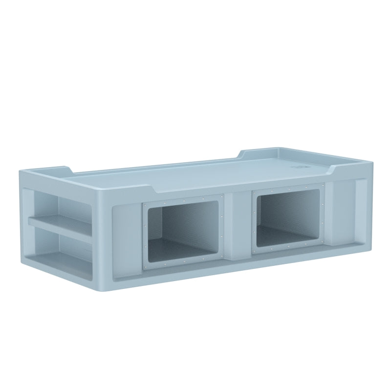 Cortech Endurance Bed 2.1 Behavioral Healthcare Platform Bed | Ligature-Resistant Unibody Sleep Surface for High-Security Facilities