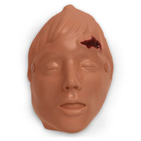 Heartsmart Simulaids Forehead Laceration Manikin African/American