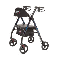 Rhythm Healthcare Royal Deluxe Universal - Aluminum 4 Wheel Rollator with Universal Height Adjustment