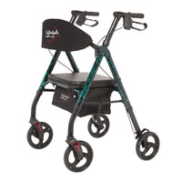 Rhythm Healthcare Royal Deluxe Universal - Aluminum 4 Wheel Rollator with Universal Height Adjustment