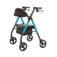 Rhythm Healthcare Royal Deluxe Universal - Aluminum 4 Wheel Rollator with Universal Height Adjustment