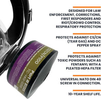 Elmridge B1305-4 – 4-Pack Riot Control Canisters 40mm NATO CS/CN/P100 Respiratory Protection