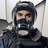 Elmridge E600 Gas Mask – Full-Face Respiratory Protection with Ballistic Panoramic Visor