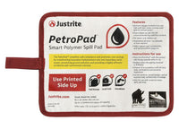 Justrite 83982 Absorbent Pads Petropad Spill Pads Small
