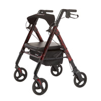 Rhythm Healthcare Regal Bariatric Aluminum 4 Wheel Rollator with Universal Height Adjustment