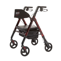 Rhythm Healthcare Regal Bariatric Aluminum 4 Wheel Rollator with Universal Height Adjustment
