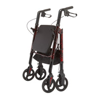 Rhythm Healthcare Regal Bariatric Aluminum 4 Wheel Rollator with Universal Height Adjustment