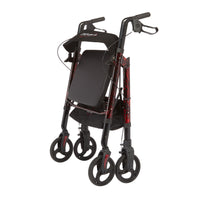 Rhythm Healthcare Regal Bariatric Aluminum 4 Wheel Rollator with Universal Height Adjustment