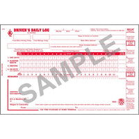 J.J. Keller Driver's Daily Log Book with Detailed DVIR & Recap - Stock