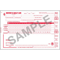 J.J. Keller Driver's Daily Log Book, No DVIR, with Recap - Stock