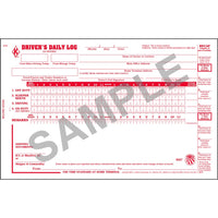 J.J. Keller Driver's Daily Log Book with Simplified DVIR & Recap - Stock