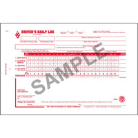 J.J. Keller Driver's Daily Log Book, No Recap or DVIR, 2-Ply, with Carbon - Stock