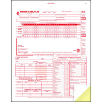 J.J. Keller 5-In-1 Driver's Daily Log Book, 2-Ply, Carbonless - Stock Log