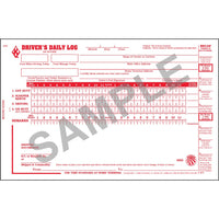 J.J. Keller Driver's Daily Log Book with No DVIR, 3-Ply - Stock Log