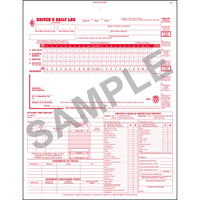 J.J. Keller 5-In-1 Driver's Daily Log Book, 3-Ply, Carbonless - Stock Log