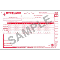 J.J. Keller Driver's Daily Log Books with Detailed DVIR, Format B - Stock