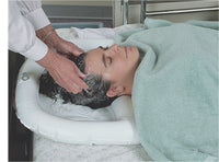 FabLife Inflatable shampoo basin, crescent — for Treatment and Examination Rooms