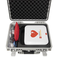 Cubix Safety Pelc-CR2-BC ABS Waterproof Hard Case for Physio-Control CR2 AED