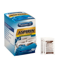 First Aid Only PhysiciansCare Aspirin Tablets, 100 Count, 325mg (Pack of 60)