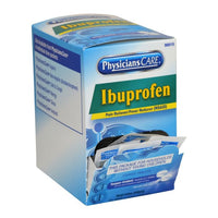 First Aid Only PhysiciansCare Ibuprofen Pain Reliever Medication 200mg, 50 Packets Of Two Tablets (Pack of 40)