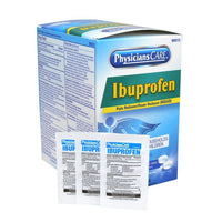 First Aid Only PhysiciansCare Ibuprofen Pain Reliever Medication 200mg, 50 Packets Of Two Tablets (Pack of 40)