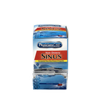 First Aid Only PhysiciansCare Non-Drowsy Sinus Decongestant Medication, 50 Count (Pack of 50)
