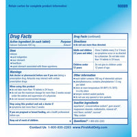 First Aid Only PhysiciansCare Antacid Heartburn Medication , 50 Doses (Pack of 50)