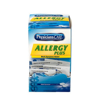 First Aid Only PhysiciansCare Allergy Plus Antihistamine Medication, 50 Doses (Pack of 18)