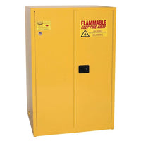 Justrite 3010X Flammable Liquid Cabinet 1 Shelf 2 Door Self Close, 30 Gallon