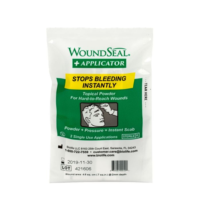 First Aid Only WoundSeal Blood Clot Powder Applicator Packs