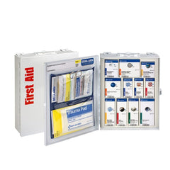 First Aid Only Medium Metal SmartCompliance Food Service First Aid Cabinet