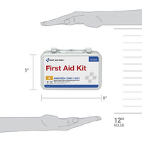 First Aid Only 10 Person ANSI 2021 Class A, Metal First Aid Kit(Pack of 8)