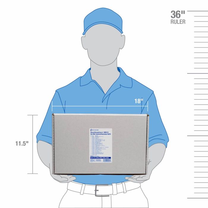 First Aid Only SmartCompliance X-Large/XX-Large ANSI B First Aid Refill Pack (No Meds)