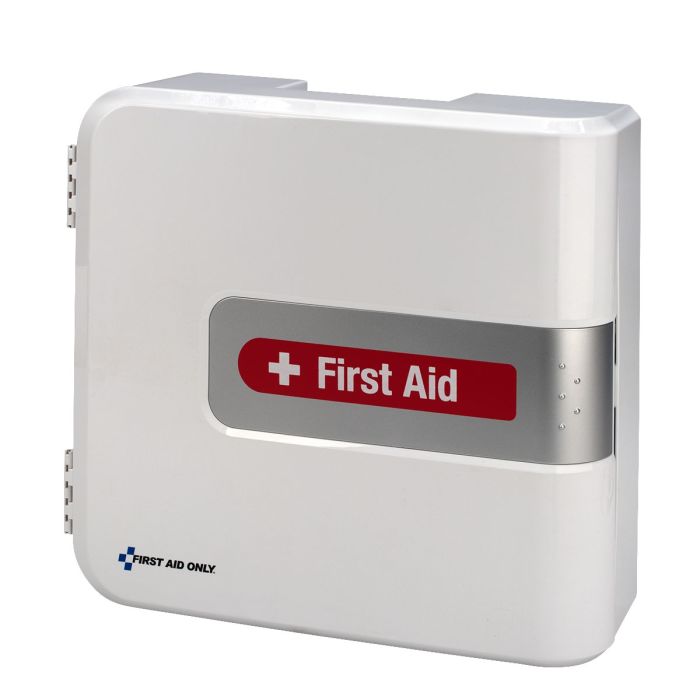 First Aid Only SmartCompliance 50-Person Large Plastic Cabinet with Medications