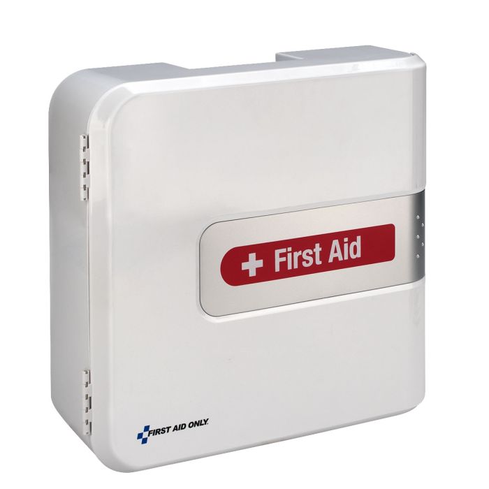 First Aid Only SmartCompliance 50-Person Large Plastic Cabinet with Medications