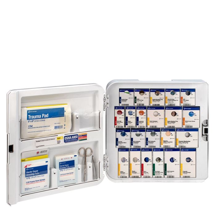 First Aid Only SmartCompliance 50-Person Large Plastic Cabinet (No Meds)